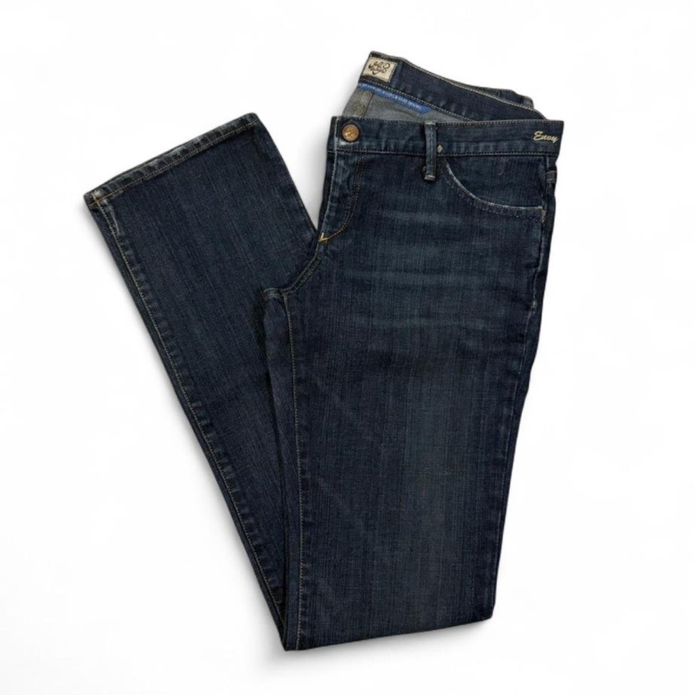 Women's Dark Blue Straight Leg Jeans